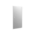 Metpar Corp Polymer Inward Swing Partition Door - 23-3/5" W x 55" H Gray 5224MGD/13054